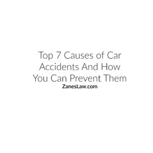 Causes of Car accidents
